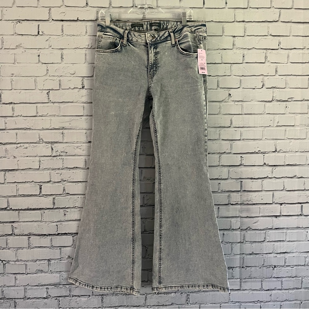 Wild Fable Gray Flare Wide Leg Jeans